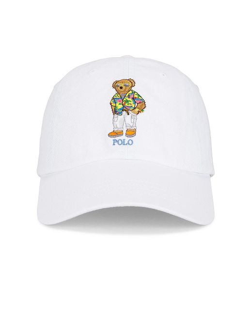 Polo Ralph Lauren White Sport Cap for men