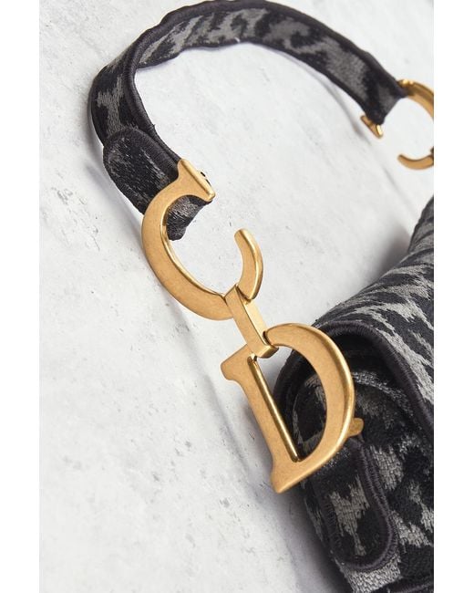 Dior Black Saddle Bag
