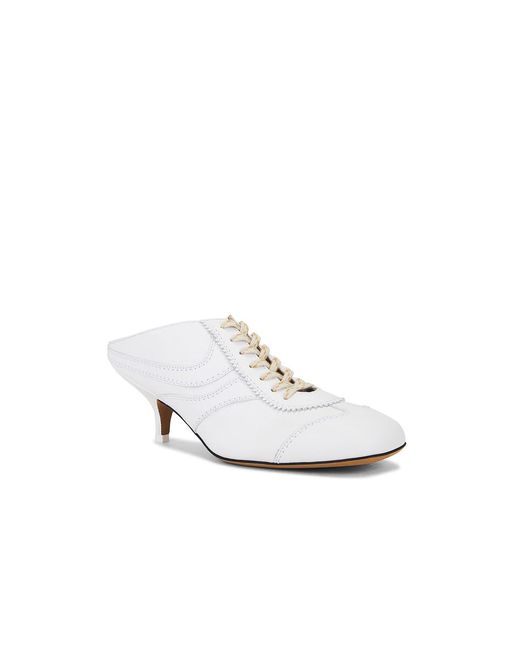 Dries Van Noten White Sneaker Mule