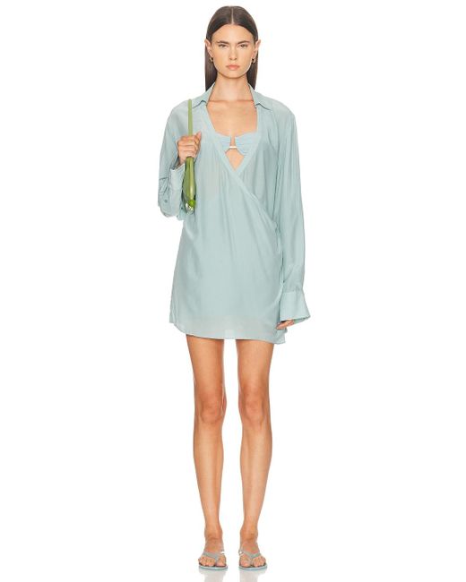 SIR. Fresca Shirt Dress in Blue | Lyst SIR. Fresca Shirt Dress in Blue | Lyst