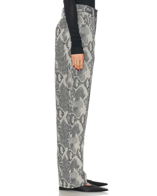 LAPOINTE Gray Straight Leg Jeans