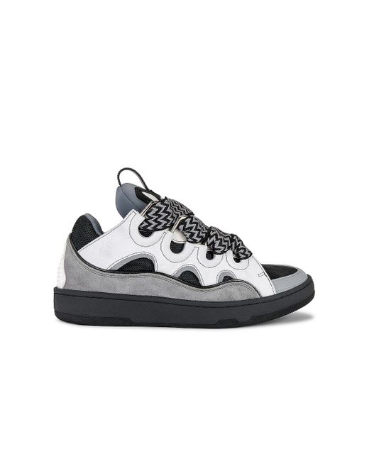 Lanvin White Curb Sneakers for men