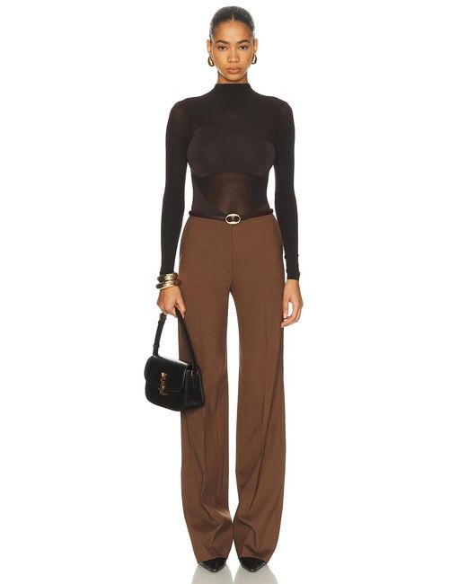Wolford Brown Shade String Bodysuit