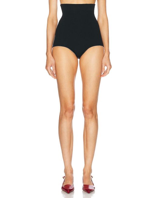 Jacquemus Black Le Short Maille Spiaggia