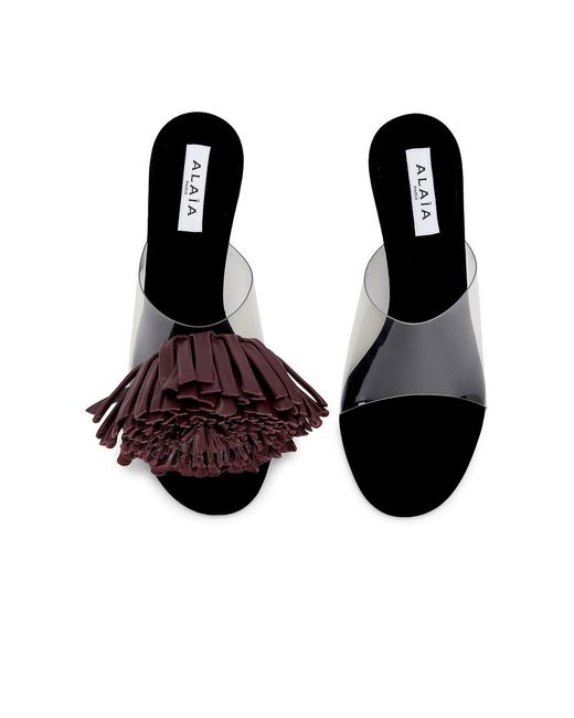 Alaïa Black Mule Sandal