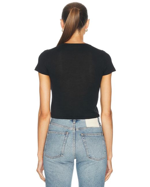 ÉTERNE Black Cashmere Van Top