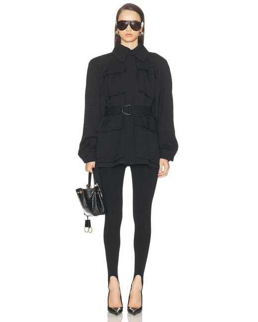 Wardrobe NYC Black Safari Jacket