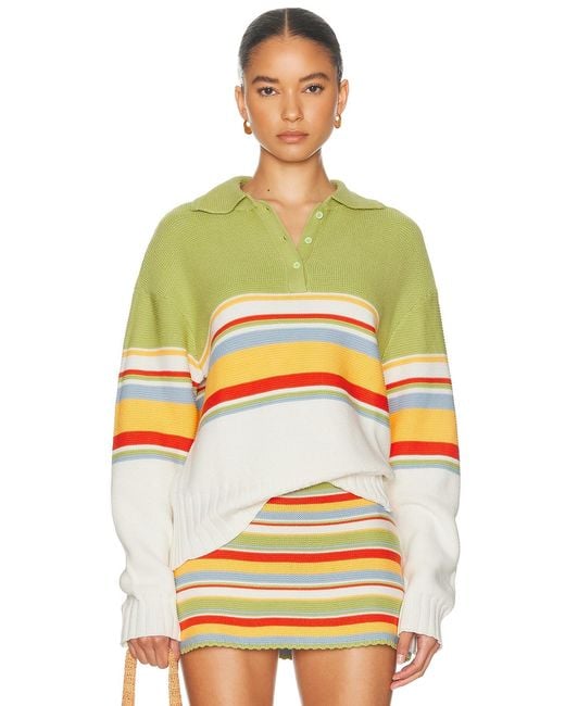 Solid & Striped Yellow The Cleo Pullover Sweater