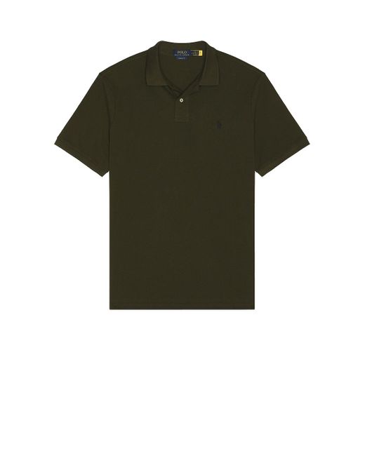 Polo Ralph Lauren Green Short Sleeve Mesh Polo for men