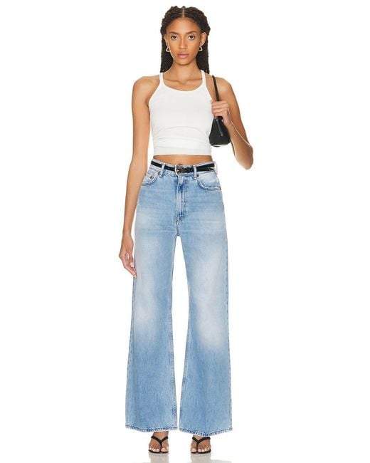 Acne Blue Wide Leg Jeans