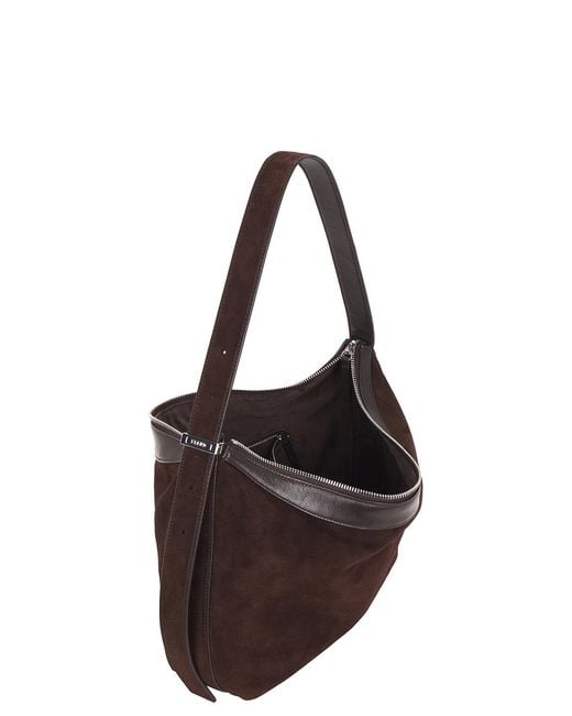 Staud Brown Large Demy Shoulder Bag