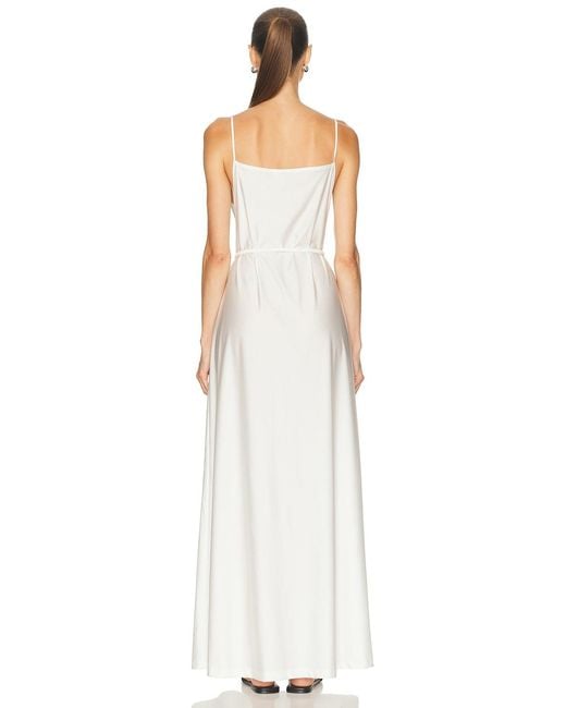 Marlies Grace White Lua Open Side Dress