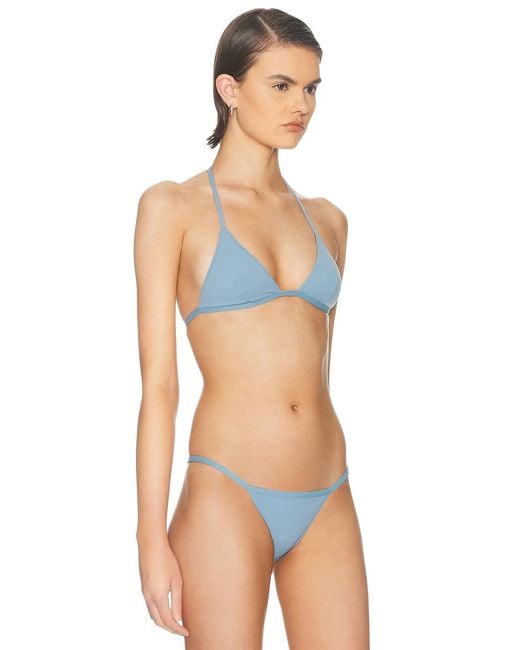 ÉTERNE Blue Thea Bikini Top