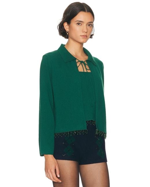 Bode Green Lodge Cardigan