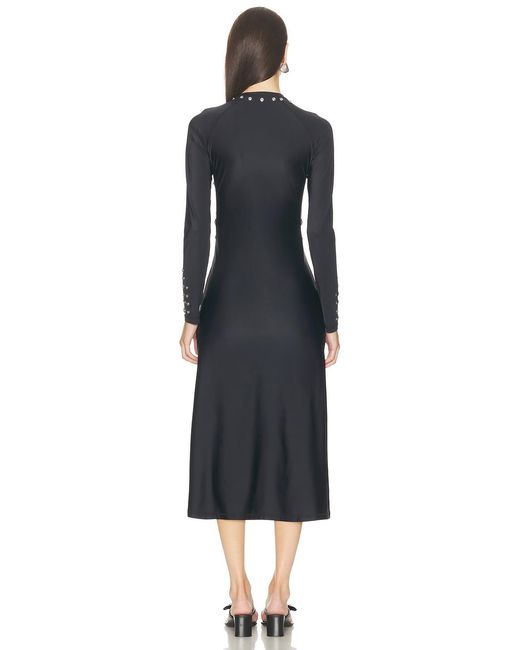 Coperni Black Snap Dress