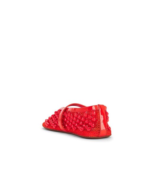 Alaïa Red Ballet Flat