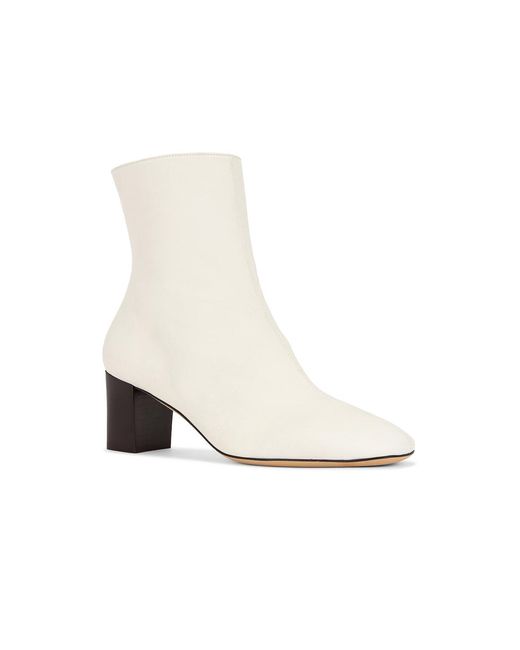 Jude White Rook Ankle Boot