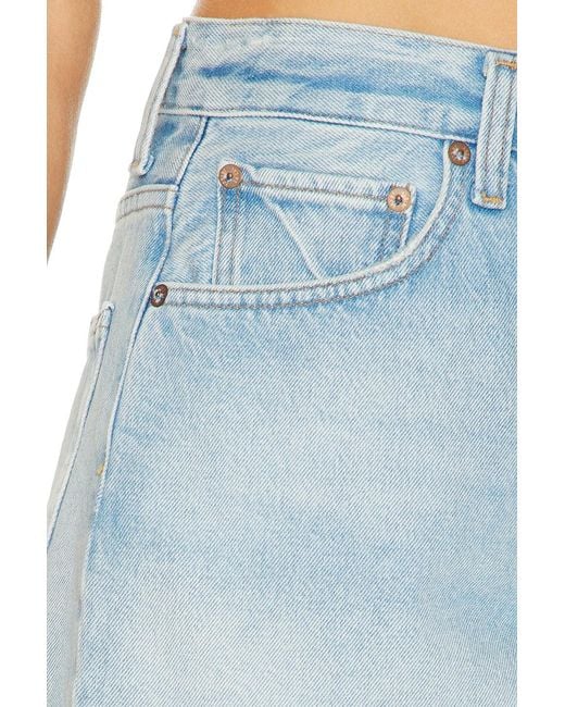 Agolde Blue Leith Short