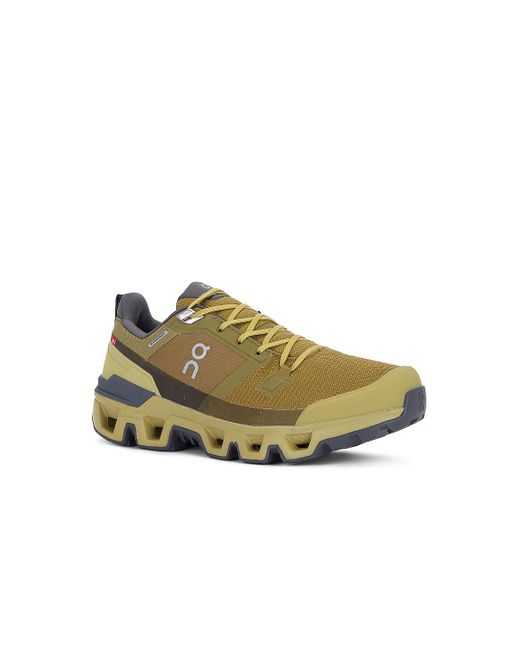On Shoes Green Cloudwander Waterproof Sneaker for men