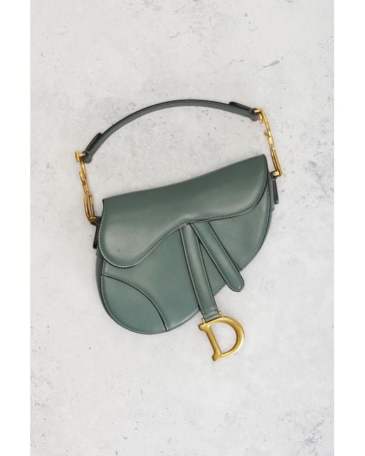 Dior Green Saddle Bag
