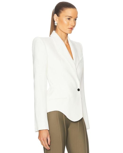 Mugler White Tailored Jacket