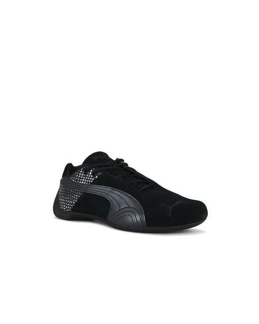 PUMA Black Sports Shoes "Future Cat Emboss"