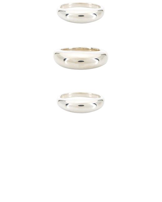 Sophie Buhai White Stacking Ring Set Of 3