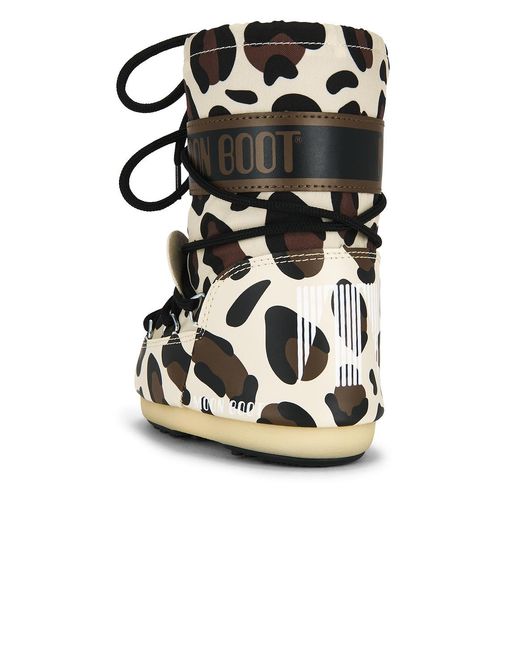 Moon Boot Black Junior Icon Animal Boot