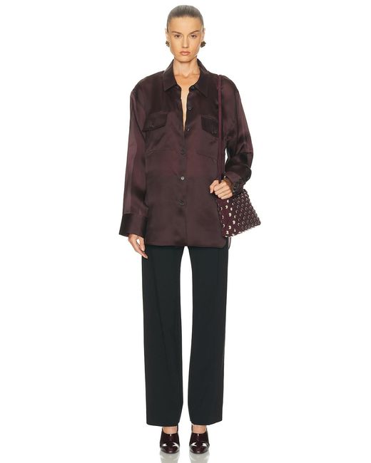 Khaite Brown Matteo Top
