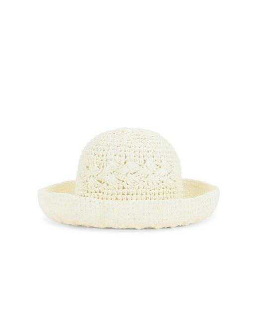 Clyde White Lace Bell Hat