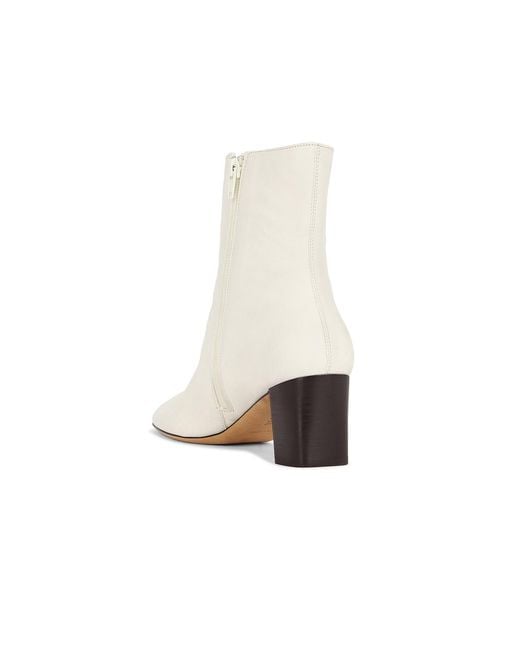 Jude White Rook Ankle Boot