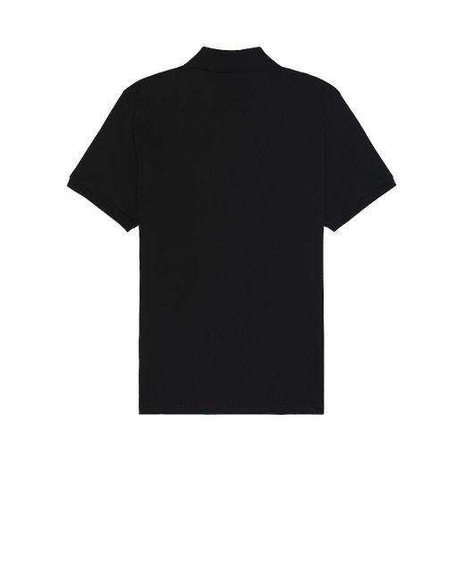 Moncler Black Short Sleeve Polo for men