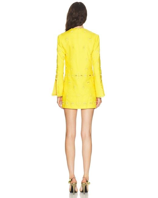 Alexis Yellow Eulia Dress