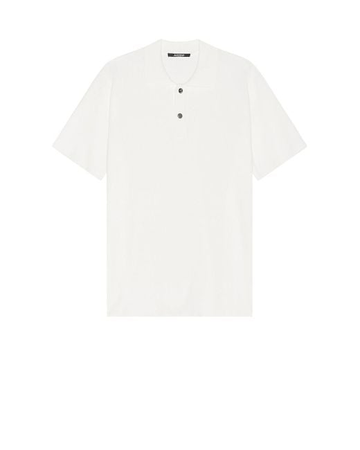 Jacquemus White Le Polo Maille for men