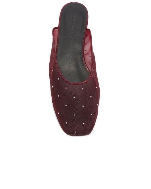 Magda Butrym Purple Flat Mule