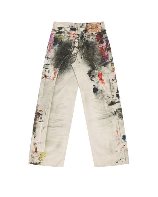 Acne White 1981 Painter Decorator Trouser for men