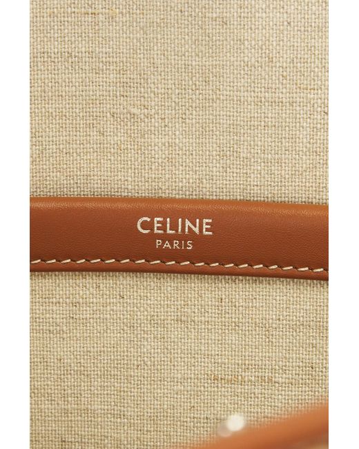Céline Natural Raffia Cabas Tote Bag