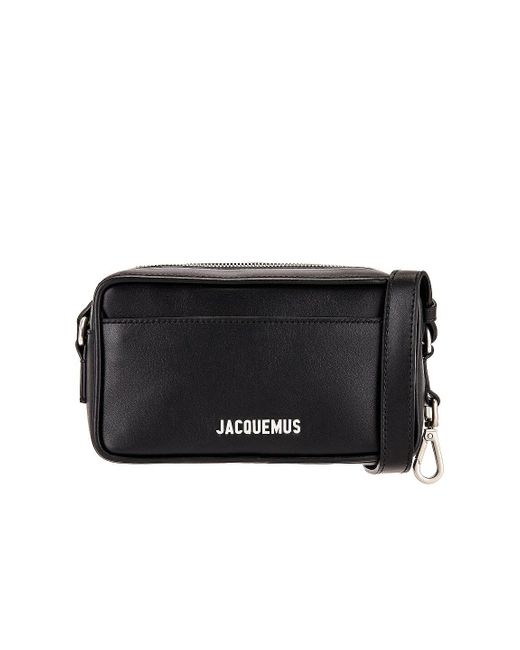 Jacquemus Leather Le Baneto Bag in Black for Men | Lyst
