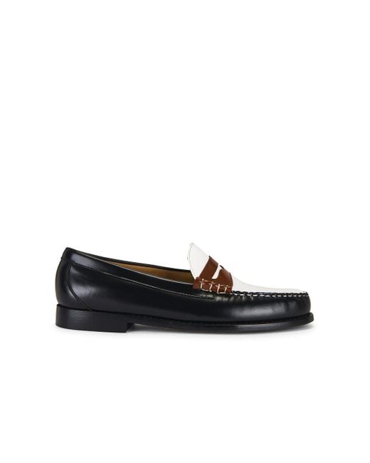 G.H.BASS Black Larson Tricolor Weejun for men