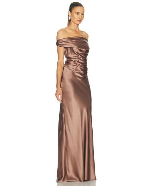 The Sei Multicolor Bardot Gown