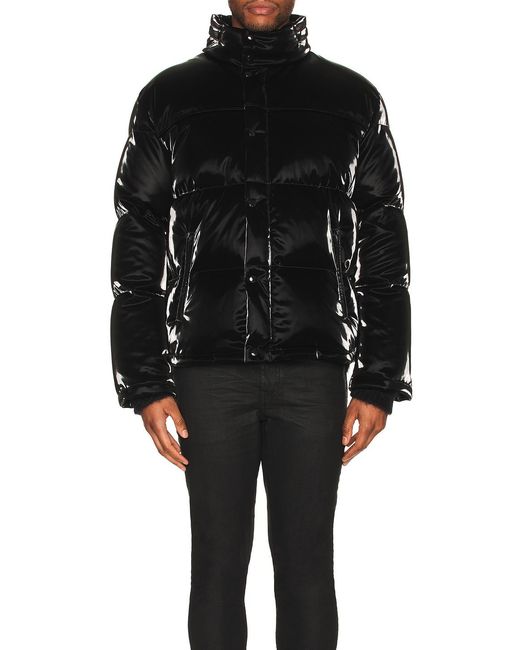 Saint Laurent Black Doudoune Oversize Jacket for men