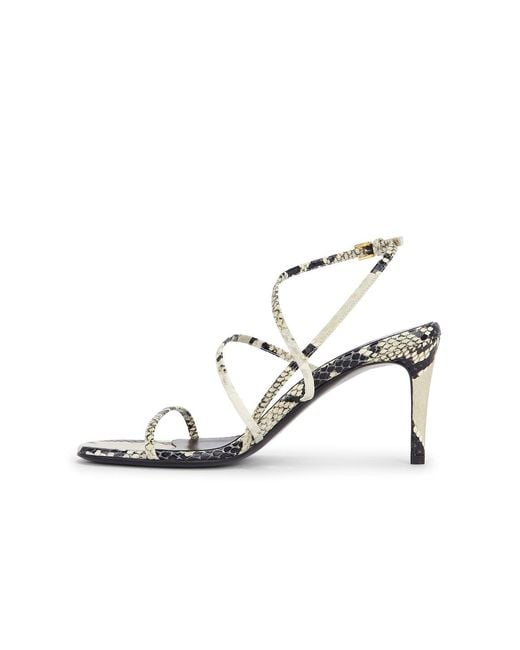 Khaite White Loop Sandal