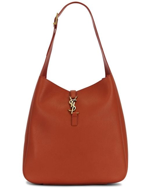 Saint Laurent Red Large Le 5 A 7 Shoulder Bag