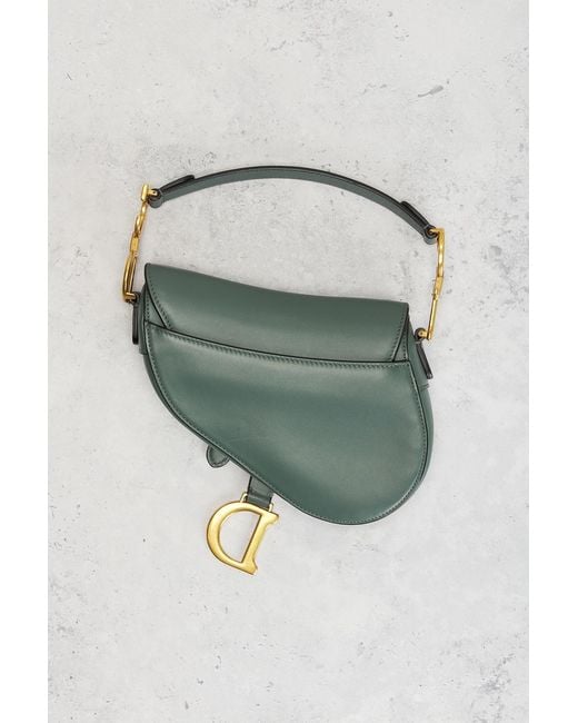 Dior Green Saddle Bag