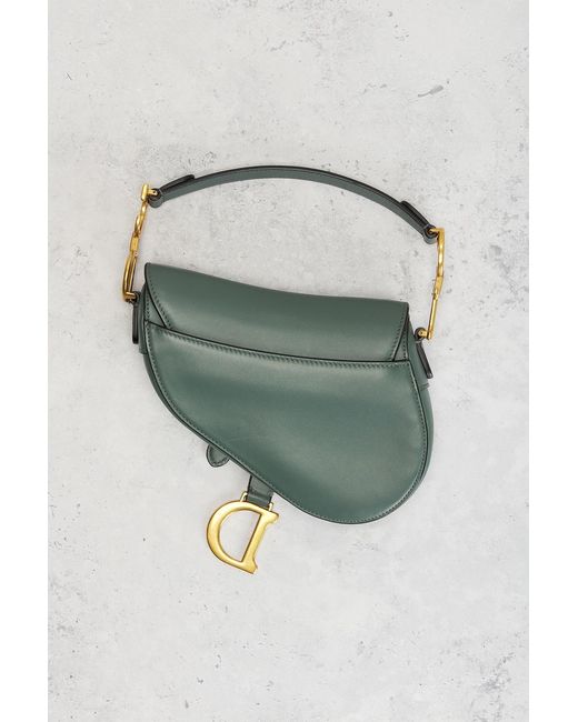 Dior Green Saddle Bag