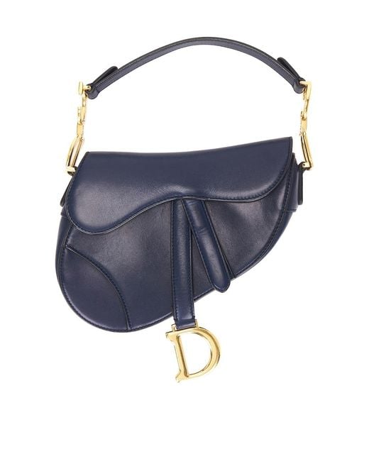 Dior Blue Saddle Bag