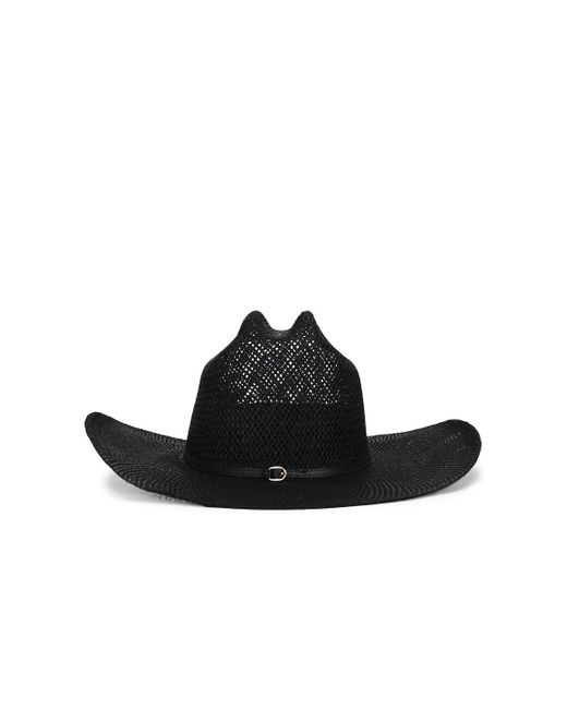 Janessa Leone Black Aiden Cowboy Hat