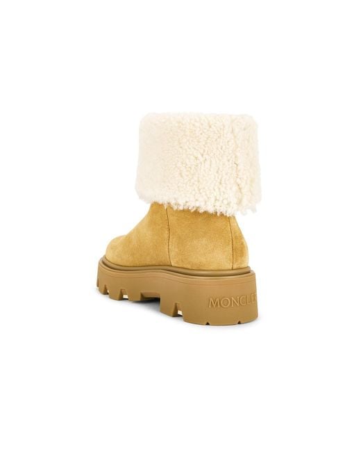 Moncler Natural Aurea Mid Ankle Boot