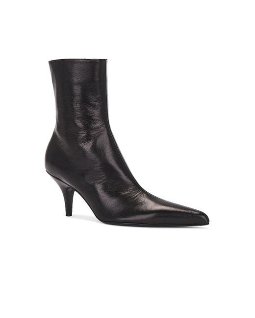 The Row Black Sling Bootie