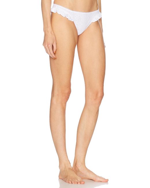 Cou Cou Intimates White For Fwrd The Butterfly Thong